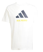 Real Madrid Seasonal White Graphic T-Shirt - Soccer90