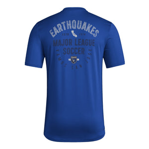 San Jose Earthquakes Pregame Logo Tee - Soccer90