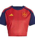 Spain 26 Home Cropped Jersey - Soccer90