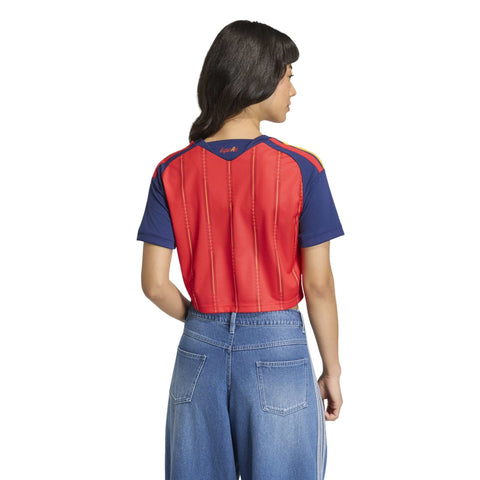 Spain 26 Home Cropped Jersey - Soccer90