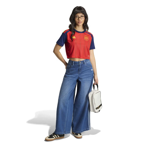 Spain 26 Home Cropped Jersey - Soccer90