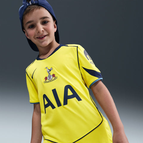 Tottenham Hotspur 2025/26 Stadium Third Big Kids' Nike Dri - FIT Total 90 Soccer Replica Jersey - Soccer90