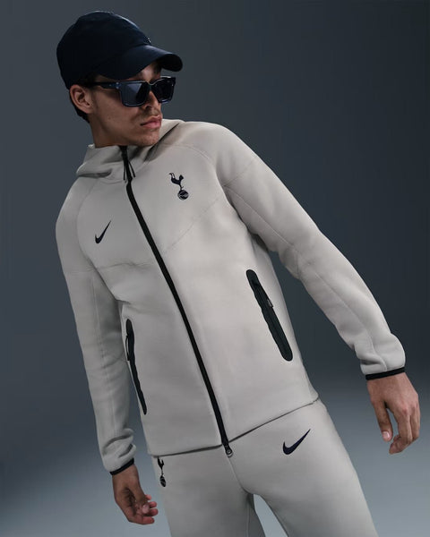 Tottenham Hotspur Tech Windrunner Men's Nike Soccer Fleece Full - Zip Hoodie - Soccer90