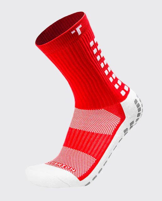 Tru Sox Mid Cushion Red Socks - Soccer90