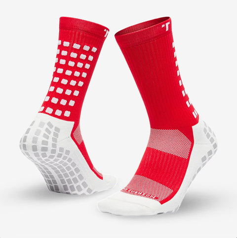 Tru Sox Mid Cushion Red Socks - Soccer90