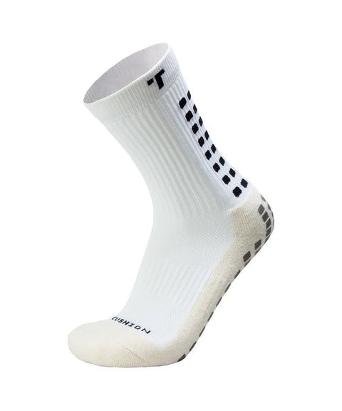 Tru Sox Mid Cushion White Socks - Soccer90