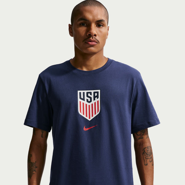 USA Crest Navy Tee - Soccer90