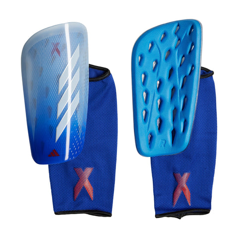 adidas X Blue Shin Guards - Soccer90