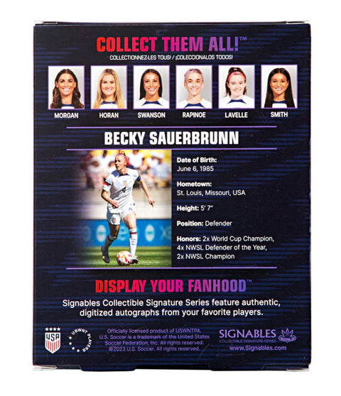 Becky Sauerbrunn USWNT Signables Collectible - Soccer90