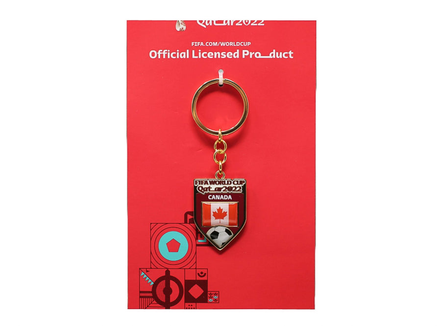 Canada Flag Key Ring - Soccer90