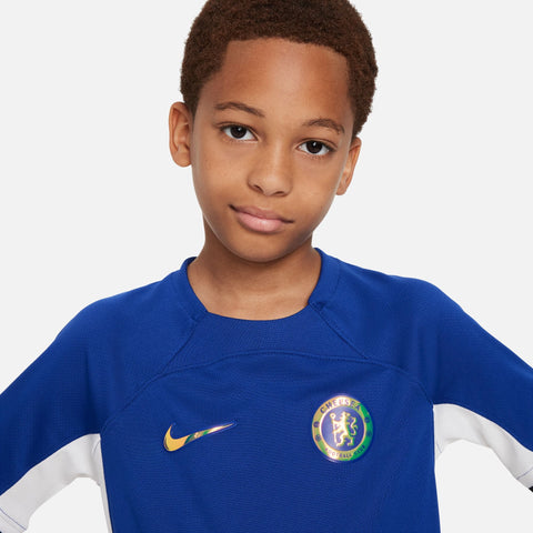 Chelsea FC 2023/24 Stadium Home Big Kids' Nike Dri-FIT Soccer Jersey - Soccer90