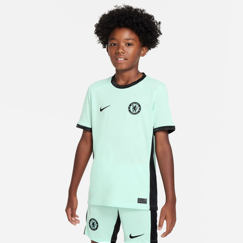 Chelsea FC 2023/24 Stadium Third Big Kids' Nike Dri-FIT Soccer Jersey - Soccer90