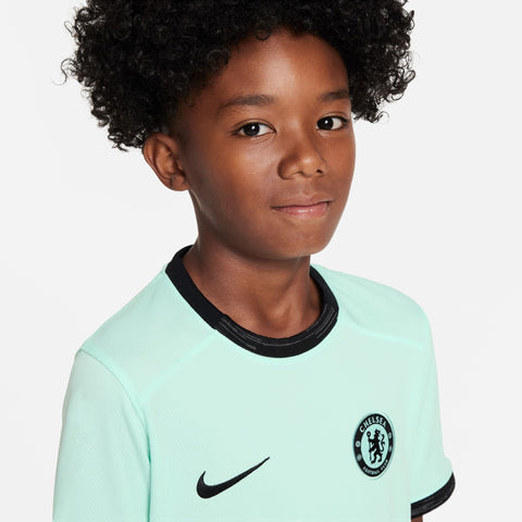 Chelsea FC 2023/24 Stadium Third Big Kids' Nike Dri-FIT Soccer Jersey - Soccer90