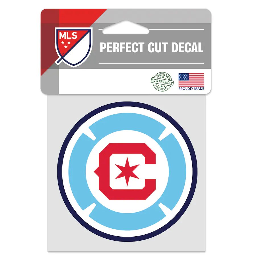Chicago Fire FC 4x4 Decal - Soccer90