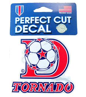Dallas Tornado 4x4 Perfect Cut Decal - Soccer90