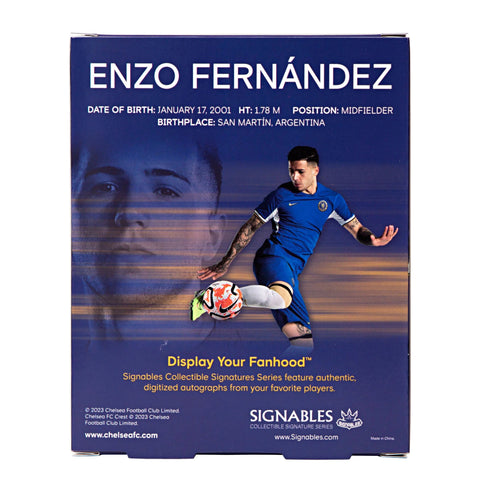 Enzo Fernandez - Chelsea F.C. 2023-24 Signables Sports Collectible - Soccer90