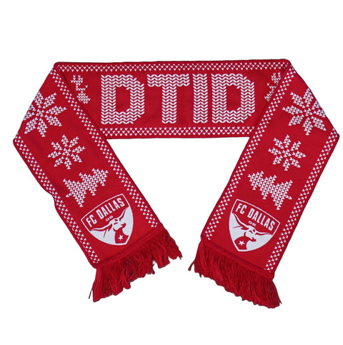 FC Dallas Holiday Scarf - Soccer90