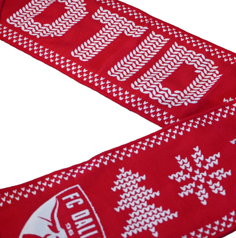 FC Dallas Holiday Scarf - Soccer90