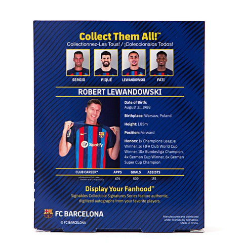 Lewandowski - Barcelona Signables Collectible - Soccer90