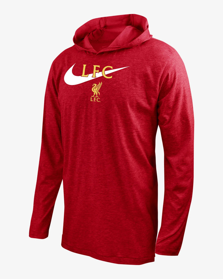 Liverpool FC Men's Nike Soccer Long-Sleeve Hooded T-Shirt - Soccer90