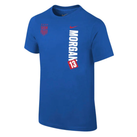 Men's Nike USWNT Vertical Morgan Royal Tee - Soccer90