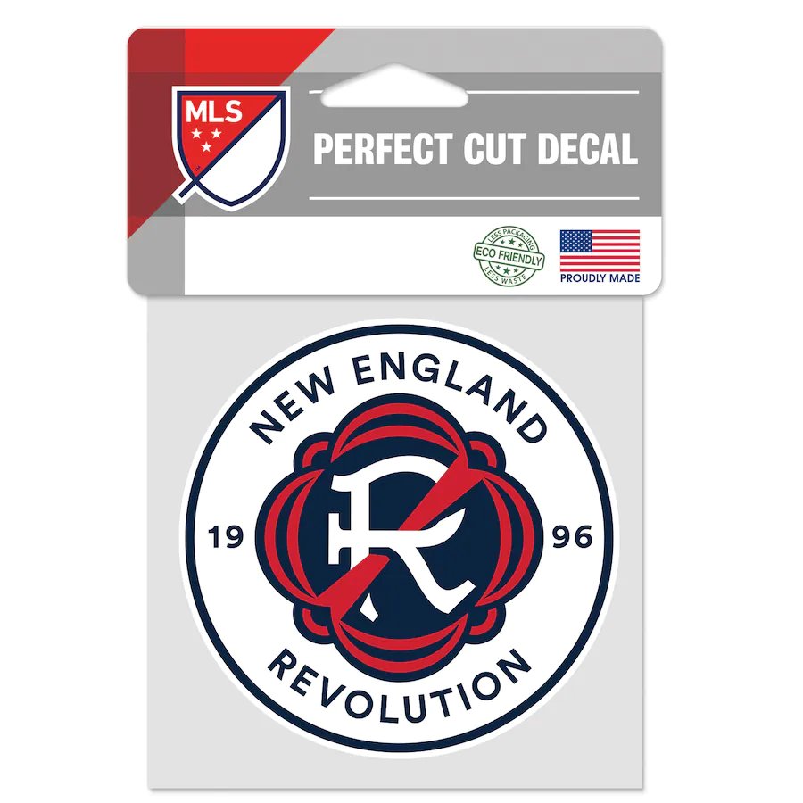 New England Revolution 4x4 Decal - Soccer90
