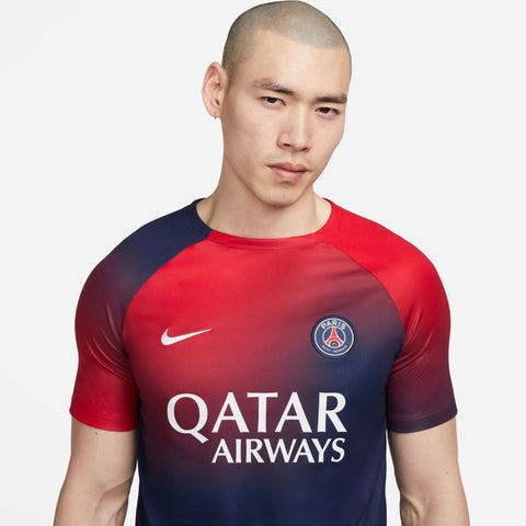 Paris Saint-Germain Pre-Match Soccer Top - Soccer90