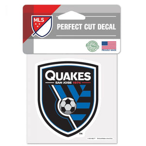 San Jose Quakes 4x4 Decal - Soccer90