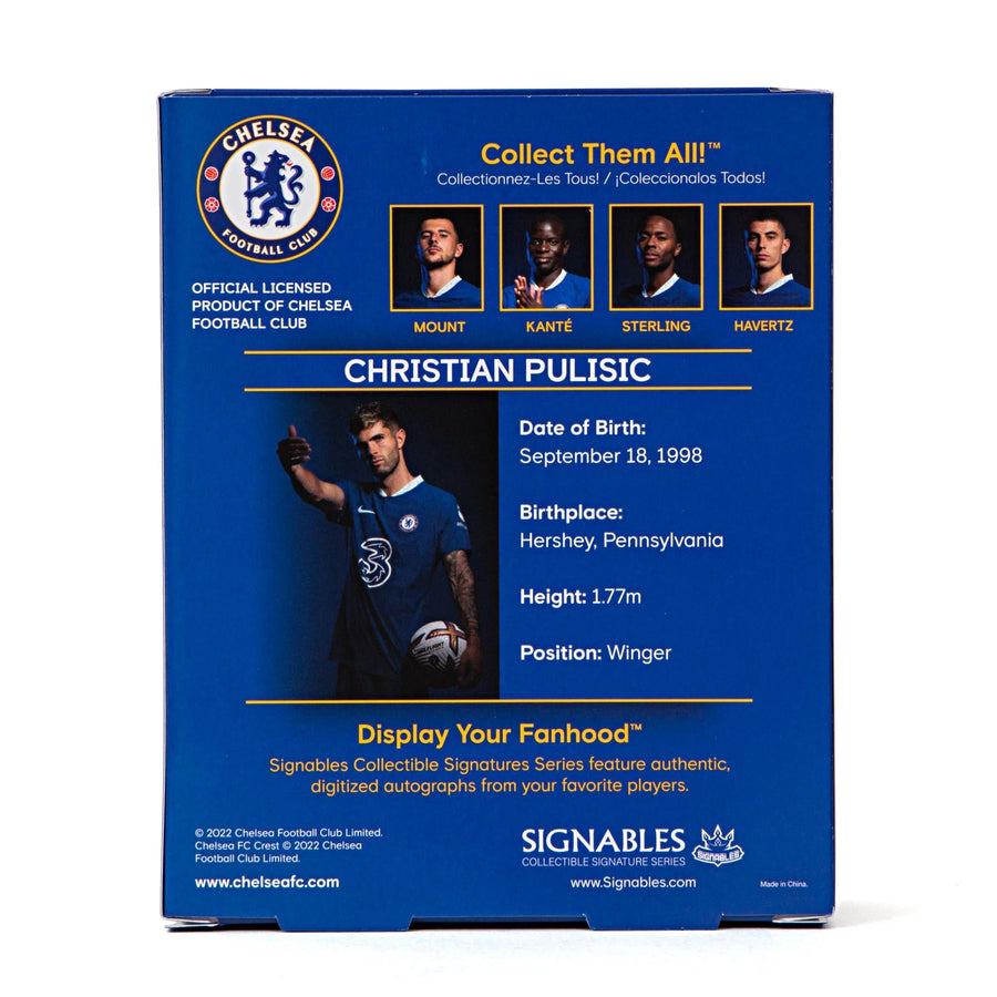 Signables Chelsea FC Christian Pulisic Collectible - Soccer90