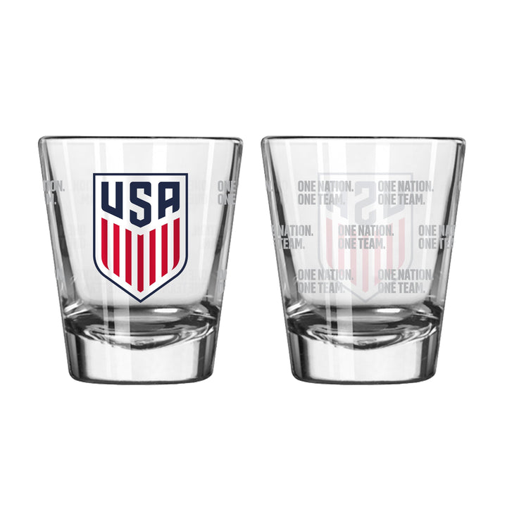 USA Shot Glass - Soccer90