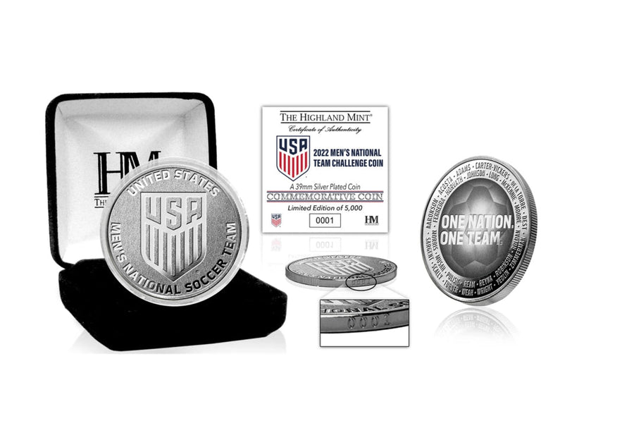 USMNT Team Roster Silver Coin - Soccer90