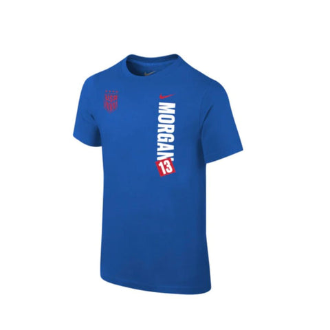 Youth Nike USWNT Vertical Morgan Royal Tee - Soccer90